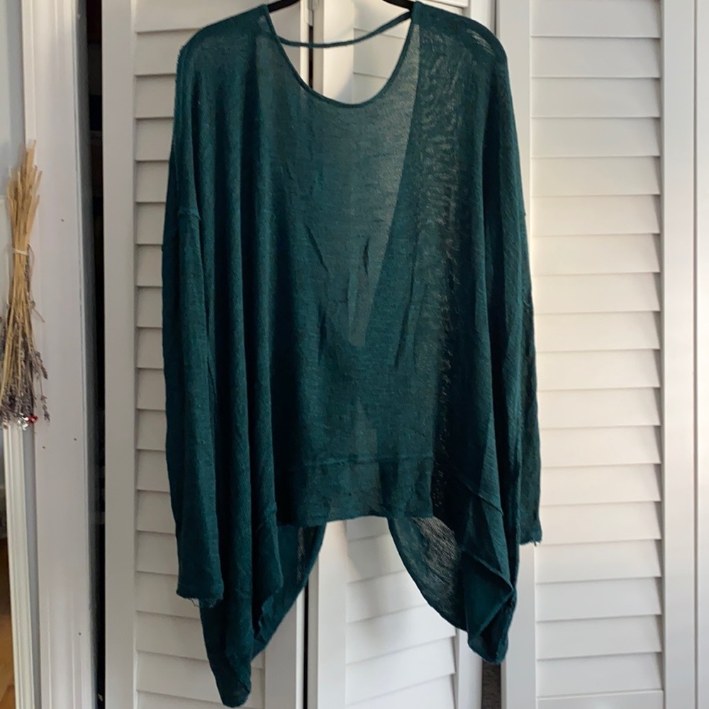 Free People Open Back Knit Sweater